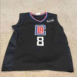 Kids Black LA Basketball Jersey Tank Top